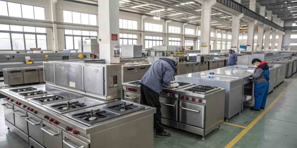 انتخاب تأمین‌کننده و انواع لوازم آشپزخانه صنعتی پرفروش از چین