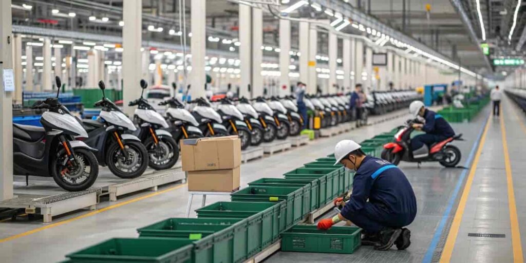 واردات موتورسیکلت برقی از چین