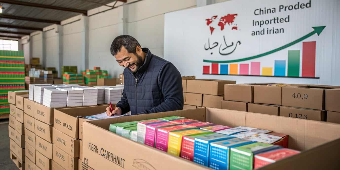 ثبت سفارشات کتاب و دفتر از چین