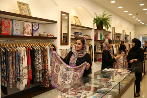 واردات شال و روسری از چین