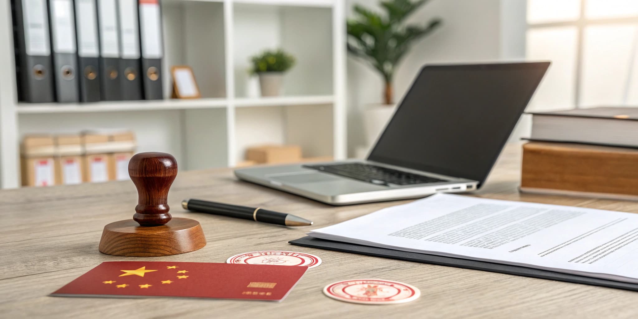 قوانین و مدارک مورد نیاز برای واردات کالا از چین-میز کاری حرفه‌ای با اسناد بدون نوشته و وسایل مربوط به واردات کالا از چین.